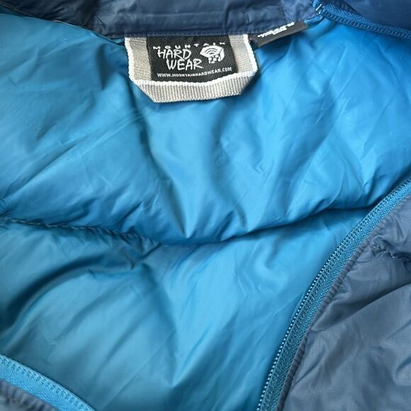 MOUNTAIN HARDWEAR RATIO DOWN MOUNTAIN PUFFY VEST in Deep turquoise Size M - Picture 8 of 8
